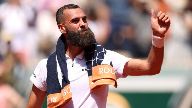 Benoit Paire has definitely won over the fans of the heart