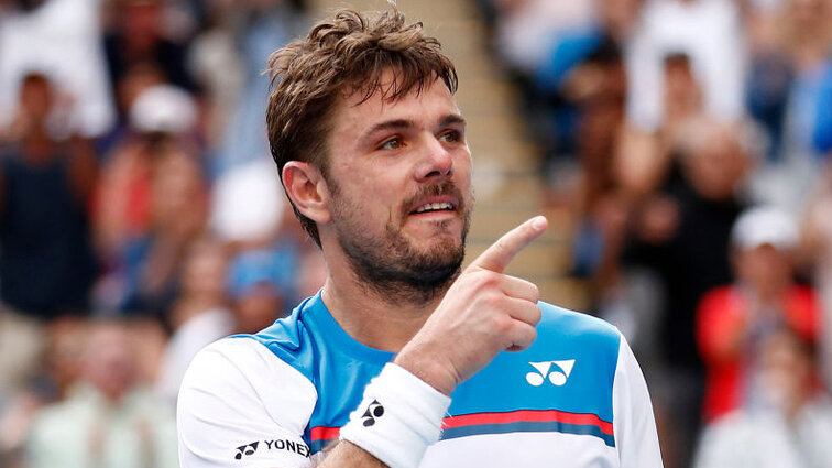 Stan Wawrinka hat in Runde eins in Prag kurz gezuckt