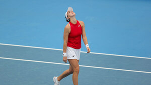 Belinda Bencic musste in Abu Dhabi kurzfristig rausziehen.