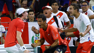 Das peruanische Davis Cup Team feierte zuletzt den Aufstieg in die Weltgruppe.