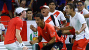 Das peruanische Davis Cup Team feierte zuletzt den Aufstieg in die Weltgruppe.