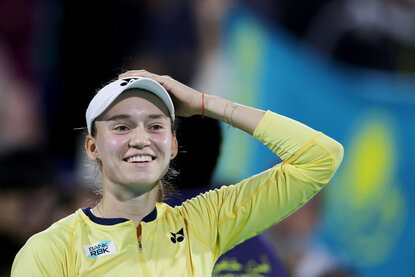 Elena Rybakina ist die neue Nummer vier im WTA-Ranking
