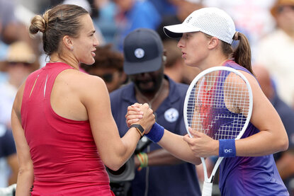 Aryna Sabalenka hält alle Trümpfe in ihrer Hand Aryna Sabalenka hält alle Trümpfe in ihrer Hand