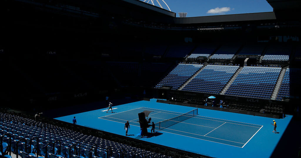 Australian Open Vertraute, fremde Bilder aus Down Under ·