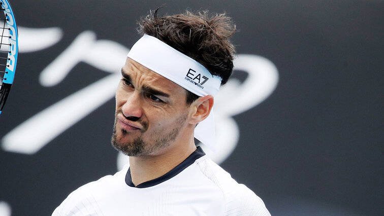 Fabio Fognini could not convince on his comeback