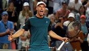 So hat Filip Misolic am Donnerstag in Roland-Garros gejubelt