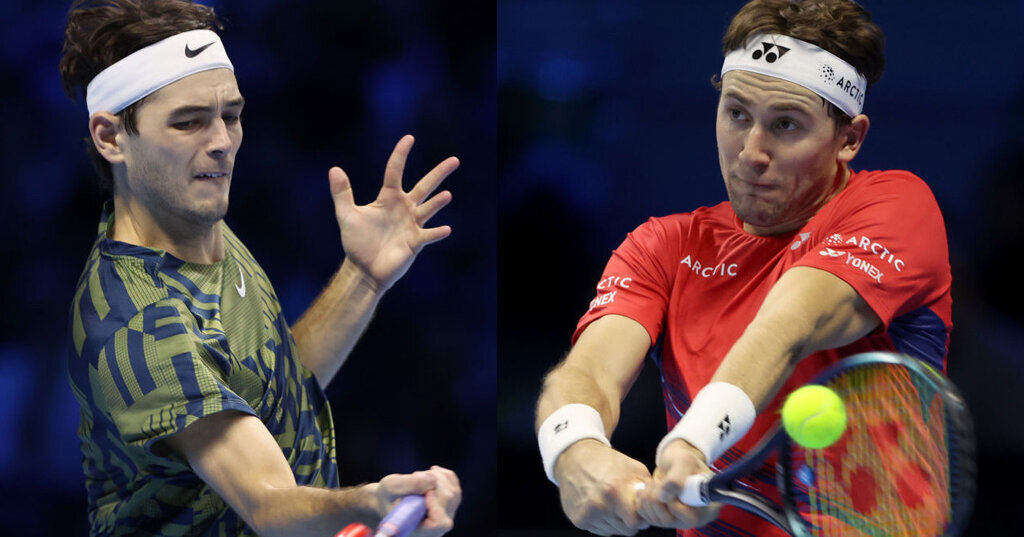 ATP Finals live Taylor Fritz vs. Casper Ruud im TV, Livestream und