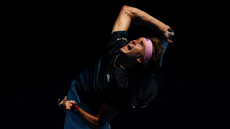 Alexander Zverev bei den Australian Open Alexander Zverev bei den Australian Open