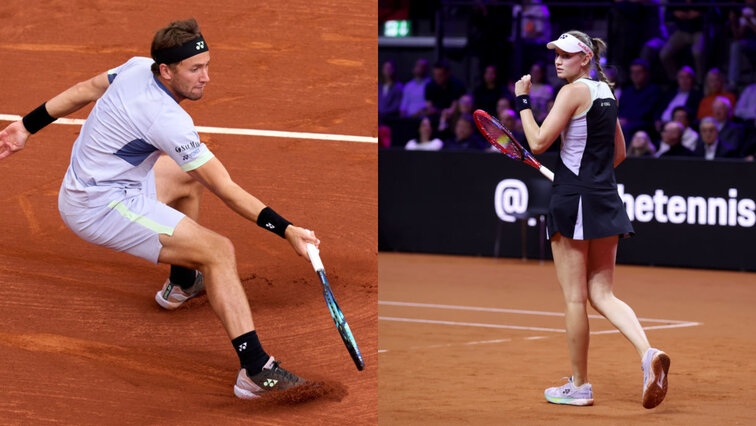 Casper Ruud und Elena Rybakina setzen beim Schuhwerk auf Yonex.