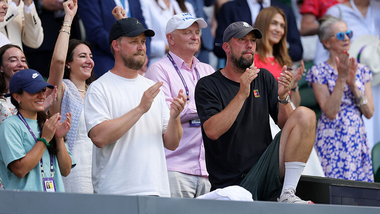 Hendrik Vleeshouwers hatte als Coach von Amanda Anisimova 2025 viel Grund zur Freude