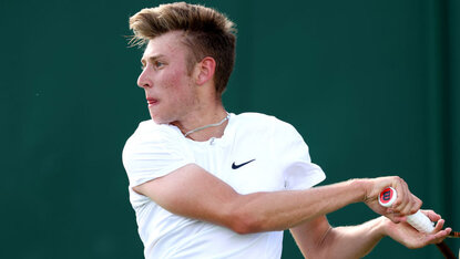 Tomasz Berkieta vor ein paar Monaten in Wimbledon Tomasz Berkieta vor ein paar Monaten in Wimbledon