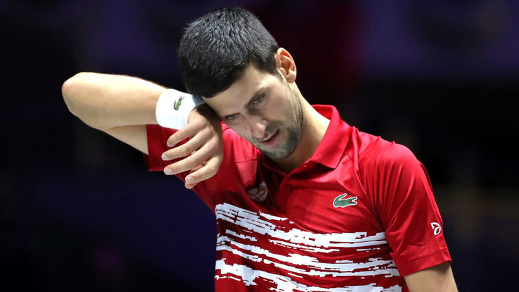 Novak Djokovic competes with Serbia in Brisbane