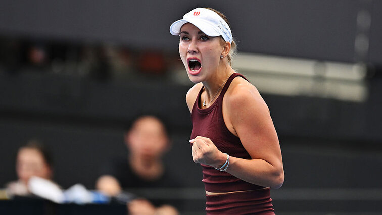 Anastasia Potapova am Sonntag in Brisbane