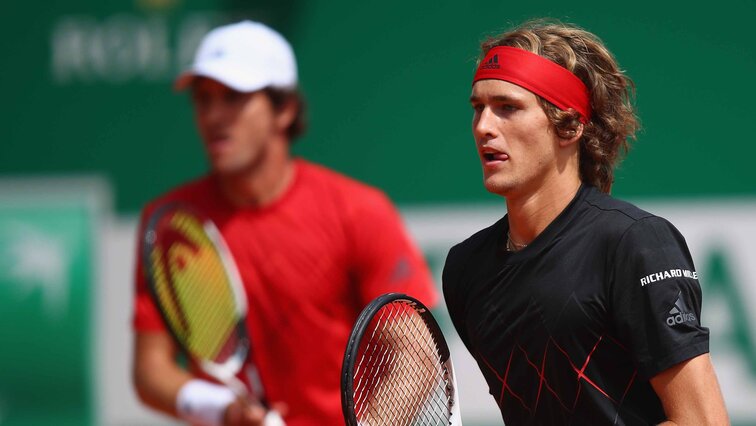 Mischa and Alexander Zverev are one lap further in Monte Carlo