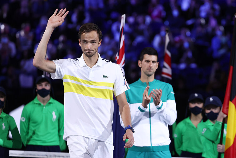 Daniil Medvedev könnte schon bald der erste Verfolger von Novak Djokovic werden
