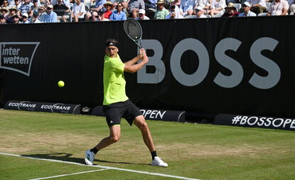 Alexander Zverev zeigte eine konzentrierte Leistung Alexander Zverev zeigte eine konzentrierte Leistung