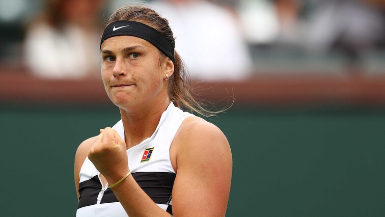 Aryna Sabalenka hat mit dem Rampenlicht kein Problem Aryna Sabalenka hat mit dem Rampenlicht kein Problem