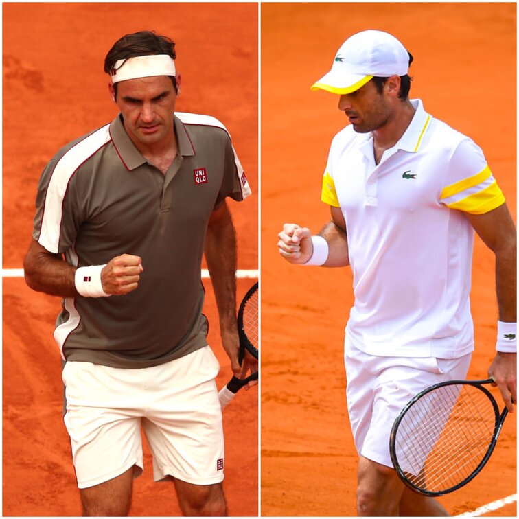Roger Federer und Pablo Andujar trafen bislang noch nie aufeinander