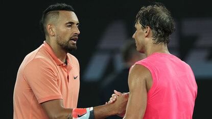 Nick Kyrgios fordert im Viertelfinale von Indian Wells Rafael Nadal
