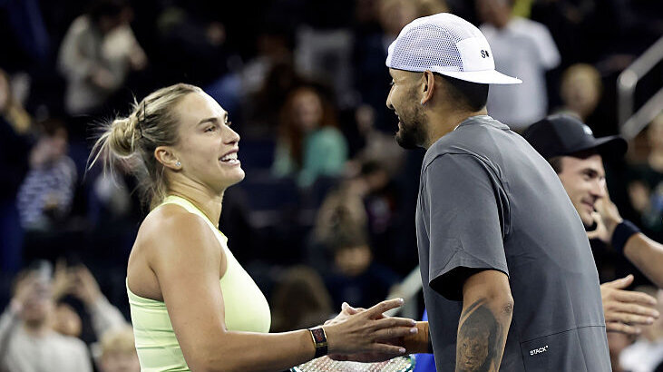 Aryna Sabalenka und Nick Kyrgios bestreiten den Dubai am kommenden Sonntag den "Kampf der Geschlechter".