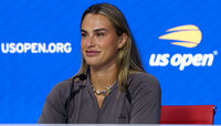Nach ihrem glatten Auftakt-Erfolg bei den US Open verflüchtigte sich die gute Laune bei Aryna Sabalenka äußerst schnell. Getty Images