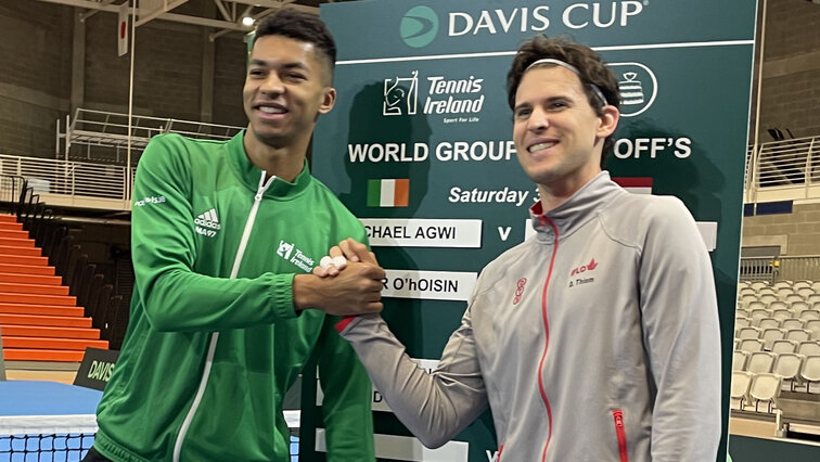 Michael Agwi und Dominic Thiem weden in Limerick eröffnen