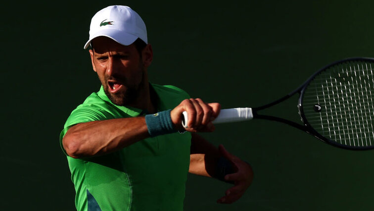 Novak Djokovic hatte zum Auftakt in Indian Wells große Mühe
