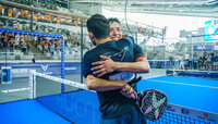 Sanyo Gutiérrez und Agustín Tapia nach ihrem Finalsieg in Wien