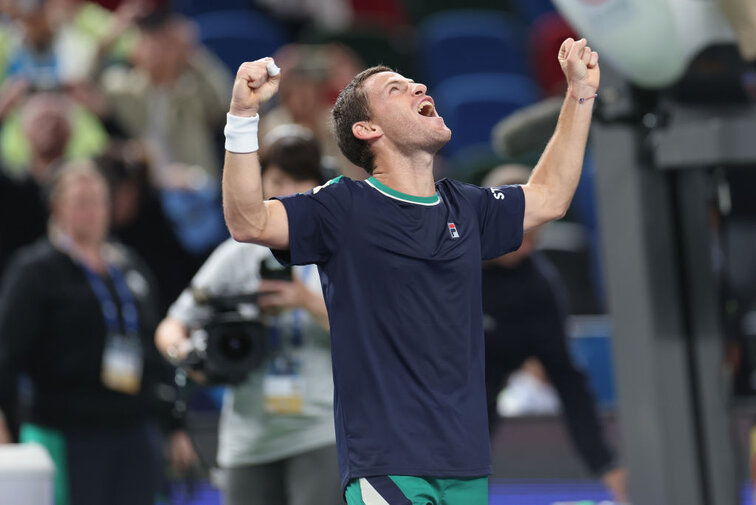 Diego Schwartzman steht im Shanghai-Achtelfinale Diego Schwartzman is in the Shanghai round of 16