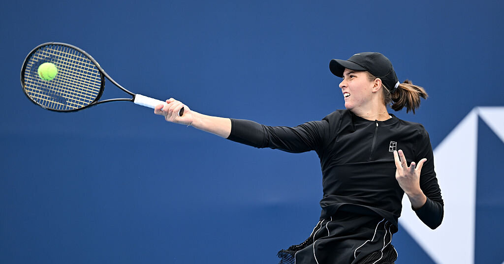 Photo: tennisnet.com Besonderes Los für Lilli Tagger beim WTA-Turnier in Guangzhou