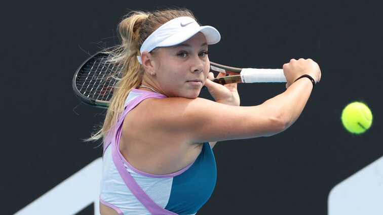 Amanda Anisimova bei den Australian Open 2023