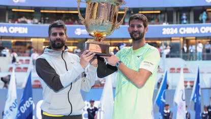 Die Fans haben Simone Bolelli und Andrea Vavassori offenbar in ihr Herz geschlossen Die Fans haben Simone Bolelli und Andrea Vavassori offenbar in ihr Herz geschlossen