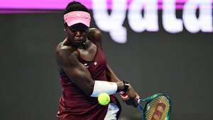 Victoria Mboko am Freitag in Doha