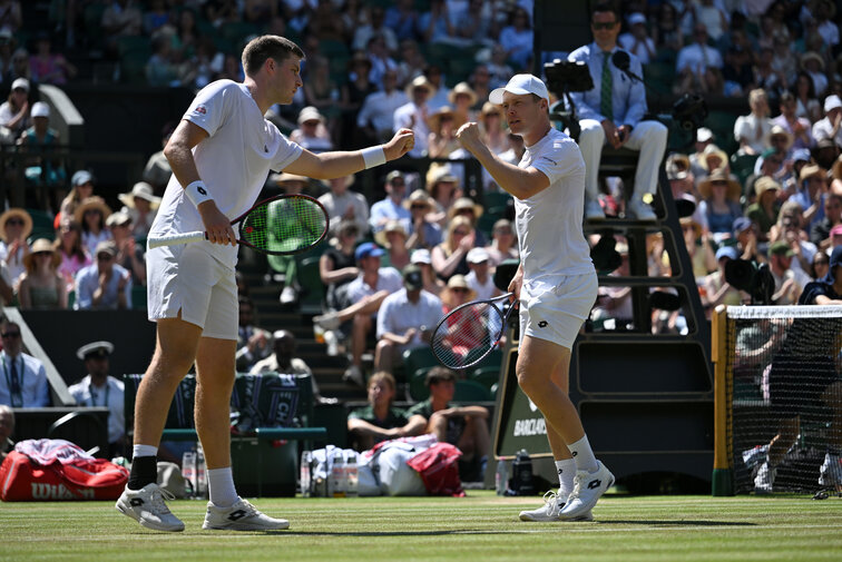 Henry Patten und Harri Heliovaara in Wimbledon 2026