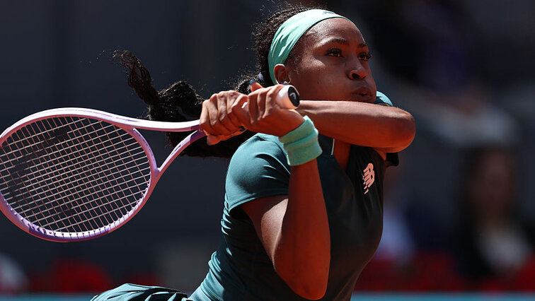 Coco Gauff am Montag in Madrid