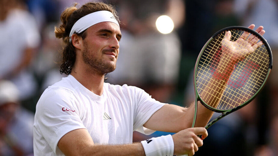 Wimbledon 2023 Stefanos Tsitsipas Vielspieler mit Aussicht auf den
