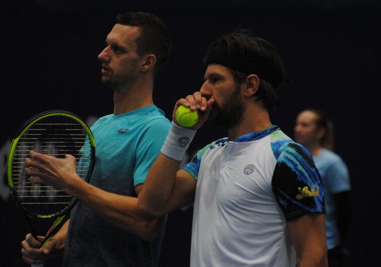Jürgen Melzer, Filip Polasek Jürgen Melzer und Filip Polasek haben in Koblenz das Doppel-Finale erreicht