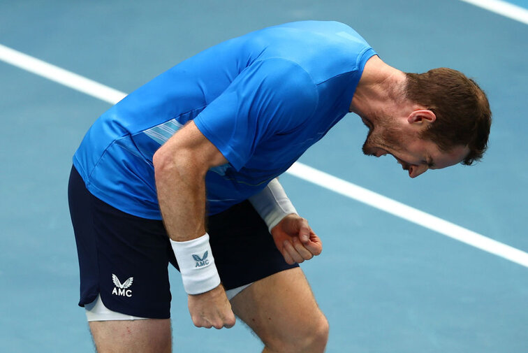 Andy Murray stellte erneut seine Kämpferqualitäten unter Beweis