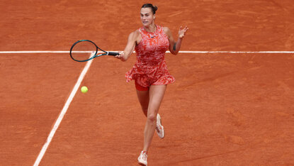 Aryna Sabalenka ließ im Achtelfinale gegen Daria Kasatkina nichts anbrennen. Getty Images