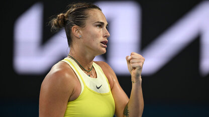 Ein wahrer Kraftakt war für Aryna Sabalenka gegen Anastasia Pavlyuchenkova zum Einzug ins Halbfinale notwendig. Getty Images