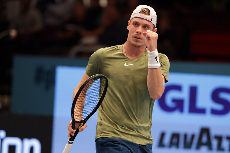 Denis Shapovalov was allowed to celebrate late Friday evening