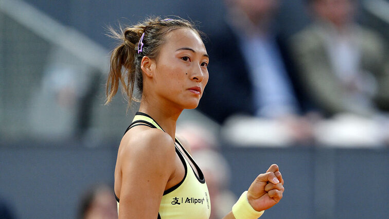 Qinwen Zheng hat in Rom einen erfolgreichen Start hingelegt.