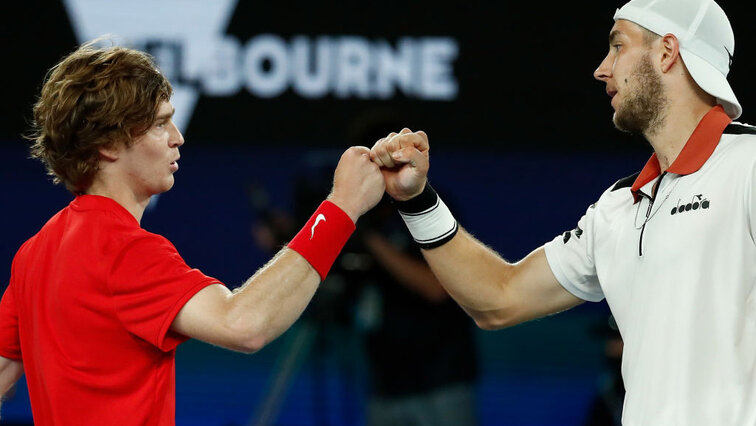 Andrey Rublev und Jan-Lennard Struff treffen sich 2021 zum dritten Mal Andrey Rublev und Jan-Lennard Struff treffen sich 2021 zum dritten Mal