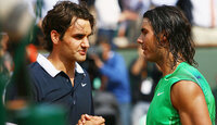 Roger Federer und Rafael Nadal in Roland-Garros 2008