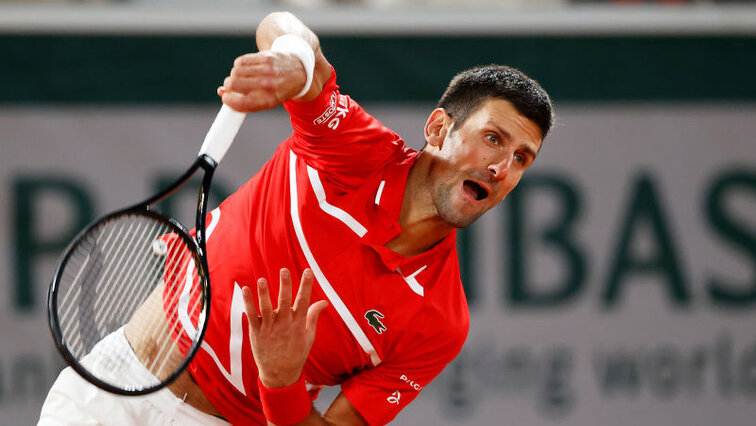 Novak Djokovic had to dig deep into his bag of tricks on Friday