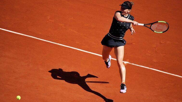 Simona Halep feels particularly comfortable on sand