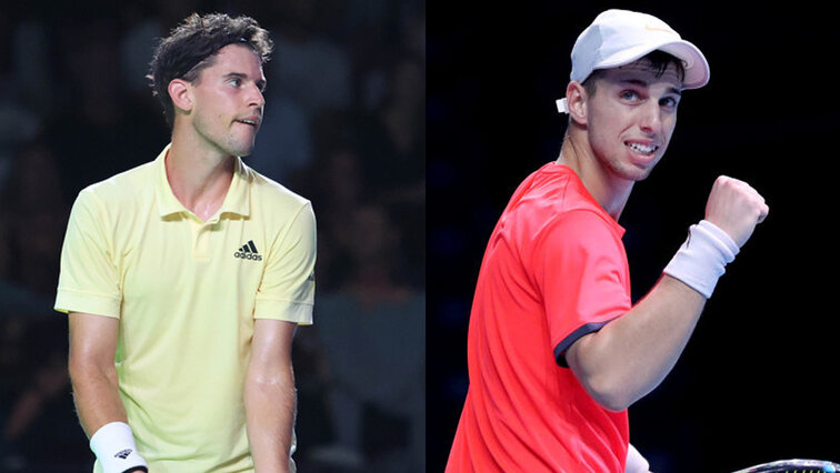 Dominic Thiem meets Adrian Andreev for the first time