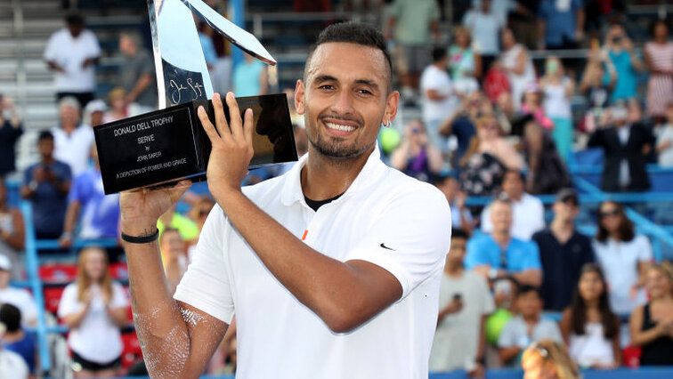 Nick Kyrgios wird seinen Washington-Titel erst 2021 verteidigen können Nick Kyrgios won't be able to defend his Washington title until 2021