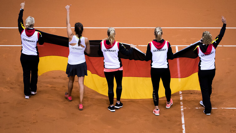 Das deutsche Fed-Cup-Team hofft auf ein Heimspiel