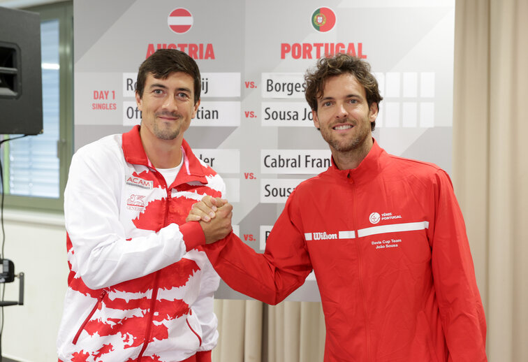 Sebastian Ofner trifft auf Joao Sousa Sebastian Ofner trifft auf Joao Sousa